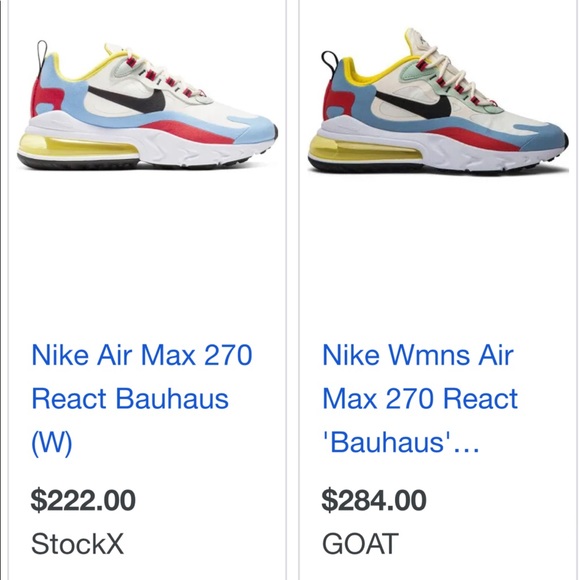 Nike AirMax 270 React Bauhaus - Picture 6 of 6